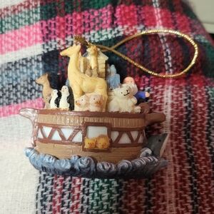 Noah’s Ark Christmas Tree Ornament Holiday Decor Very Cute Animals